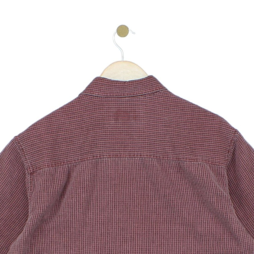 Mens Shirt  Casual Short Sleeve Check