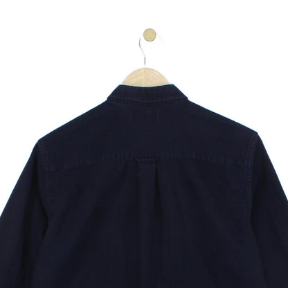Mens Oxford Shirt Long Sleeve Collared Logo