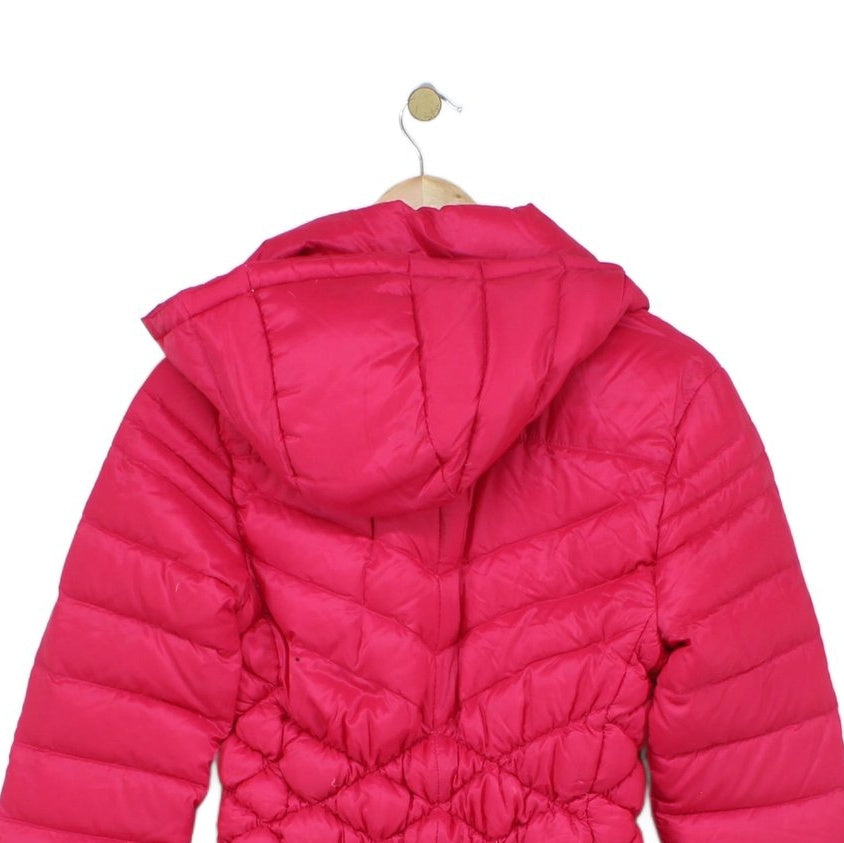 Womens Quilted Coat Down Puffer Hooded Full Zip