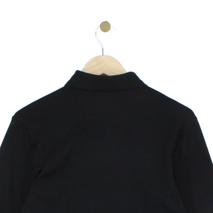 Mens Polo Shirt Stretch Long Sleeve Classic