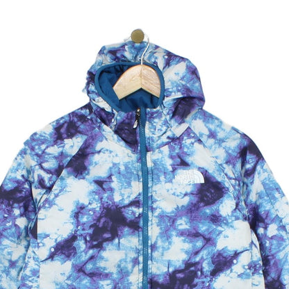 Girls Quilted Jacket Hooded Full Zip Reversible