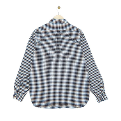 Mens Check Shirt Long Sleeve Button Up