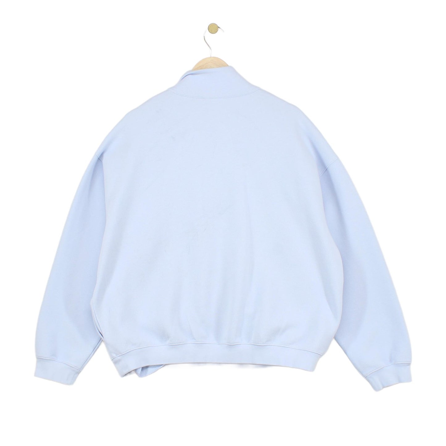 Mens Oversized Sweatshirt Pullover 1/4 Zip