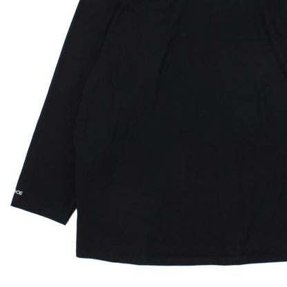 Mens 1/4 Zip T Shirt Workwear Long Sleeve Relaxed Fit