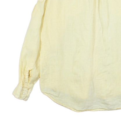 Mens Linen Shirt Button Down Long Sleeve Convertible