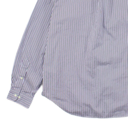 Mens Striped Shirt Classic Fit Long Sleeve