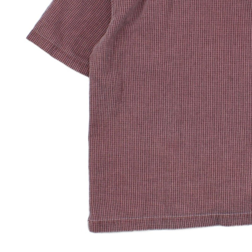 Mens Shirt  Casual Short Sleeve Check