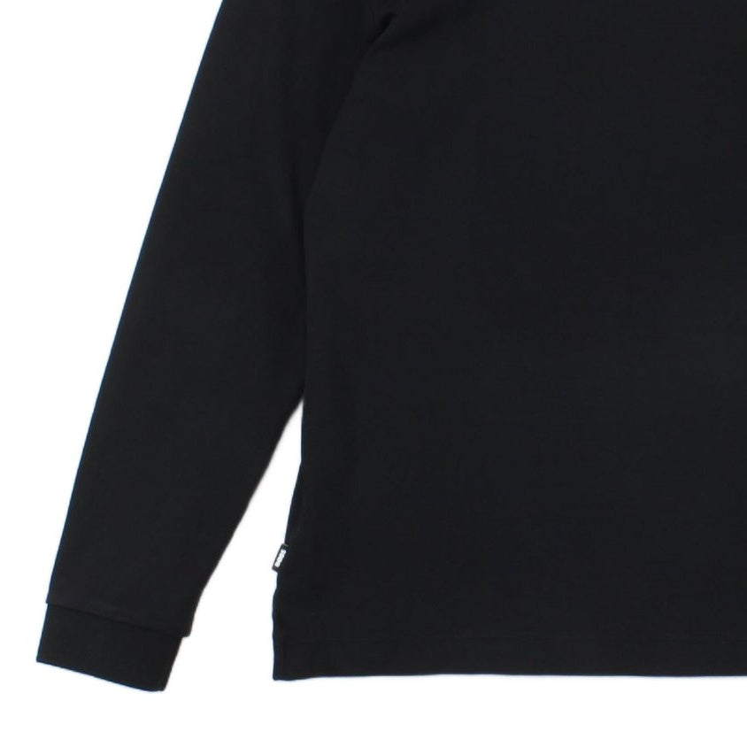 Mens Polo Shirt Stretch Long Sleeve Classic