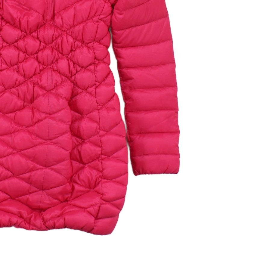 Womens Quilted Coat Down Puffer Hooded Full Zip