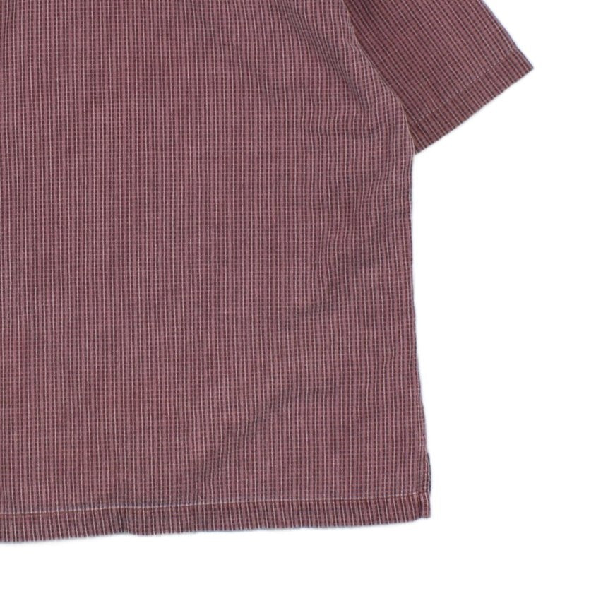 Mens Shirt  Casual Short Sleeve Check