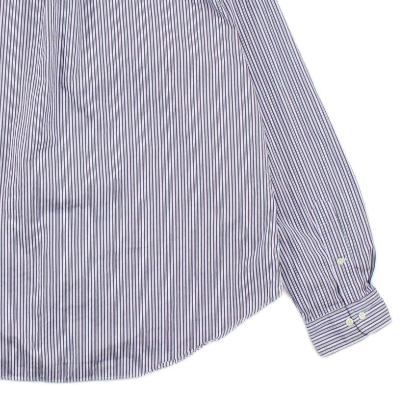 Mens Striped Shirt Classic Fit Long Sleeve