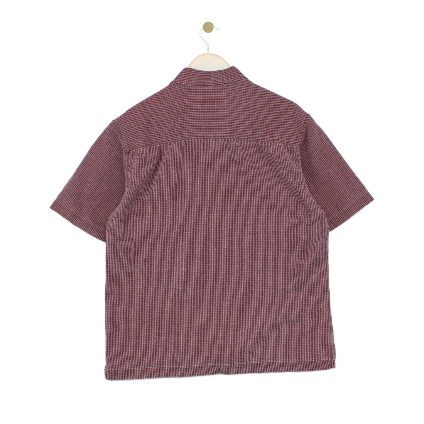 Mens Shirt  Casual Short Sleeve Check