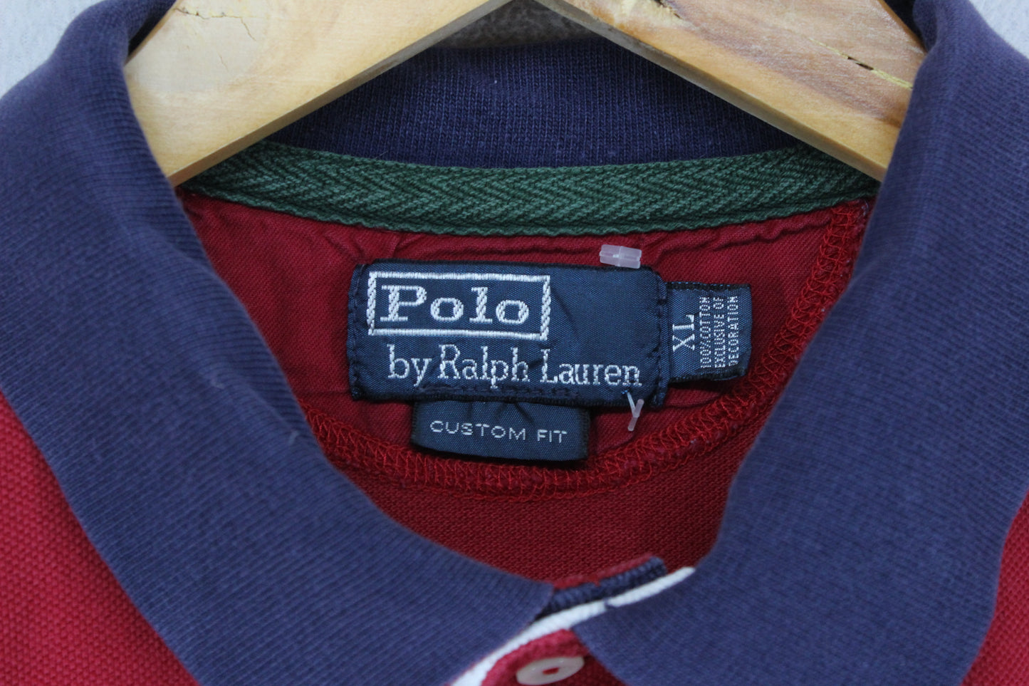 Mens Striped Polo Shirt Custom Fit