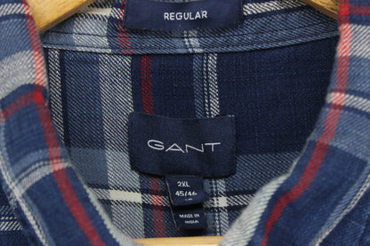 Mens Plaid Shirt Button Down Long Sleeve