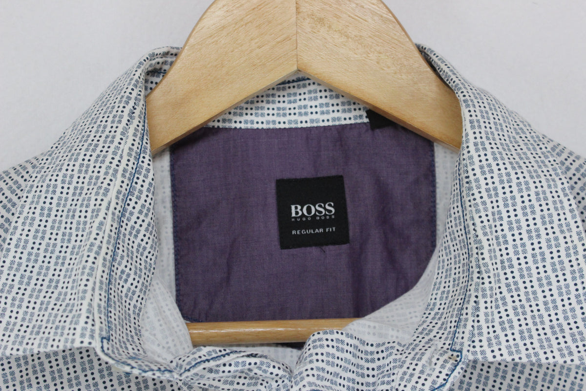 Mens Patterned Shirt Regular Fit