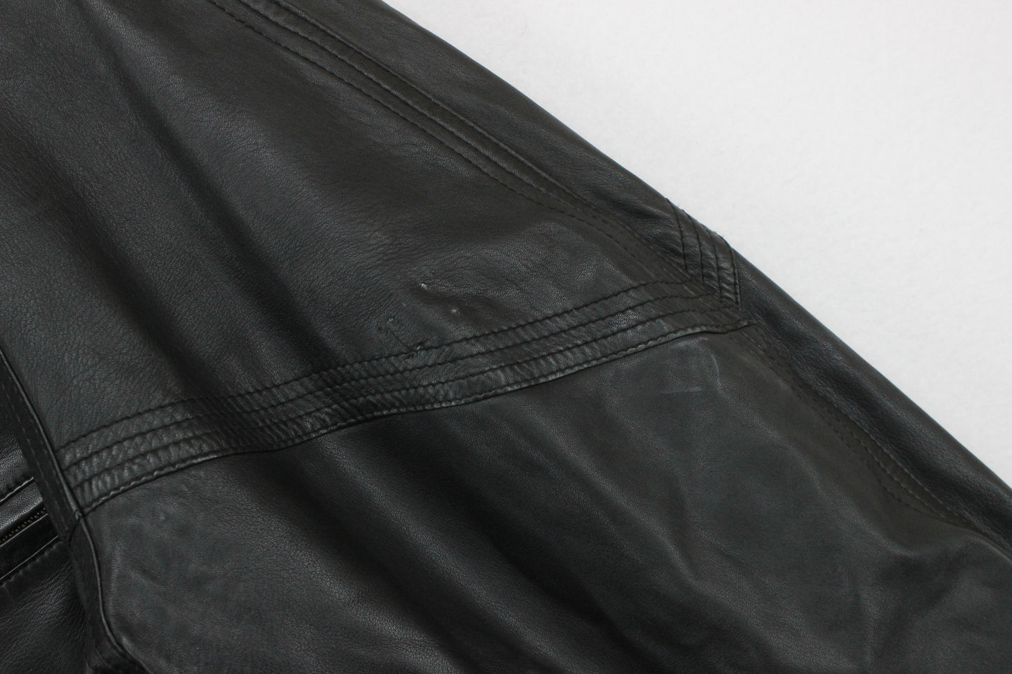 Mens Leather Jacket Biker Retro Motorcycle