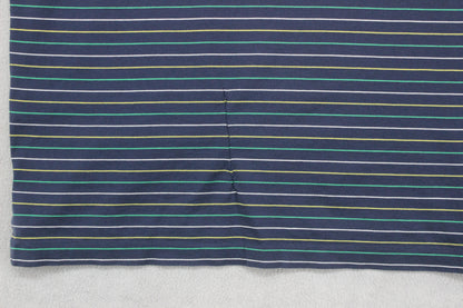 Mens Striped Polo Shirt Short Sleeve Pro Fit