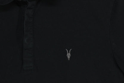 Mens Polo Shirt Long Sleeve Slim Fit
