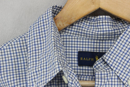 Mens Plaid Shirt Button Down Long Sleeve