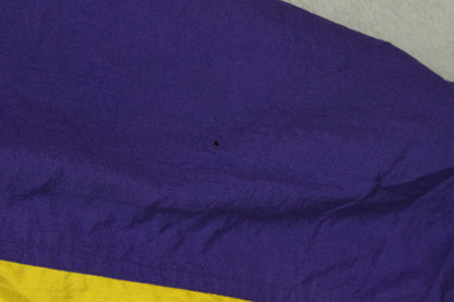 Mens La Lakers 1/4 Zip Jacket Nba Hooded Insulated