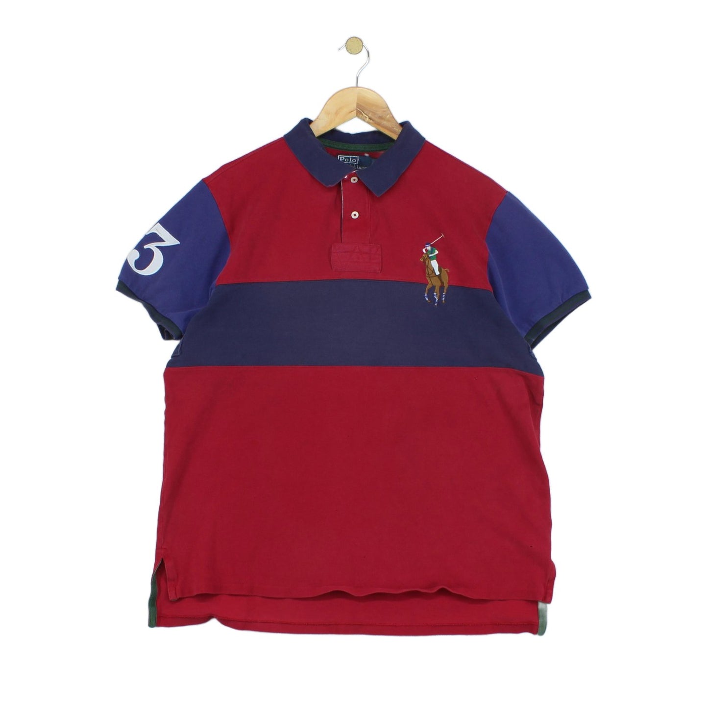 Mens Striped Polo Shirt Custom Fit