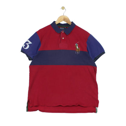 Mens Striped Polo Shirt Custom Fit