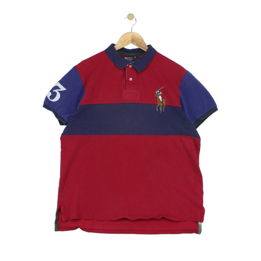 Mens Striped Polo Shirt Custom Fit