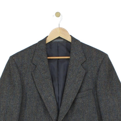 Mens Tweed Blazer Uk Made Formal