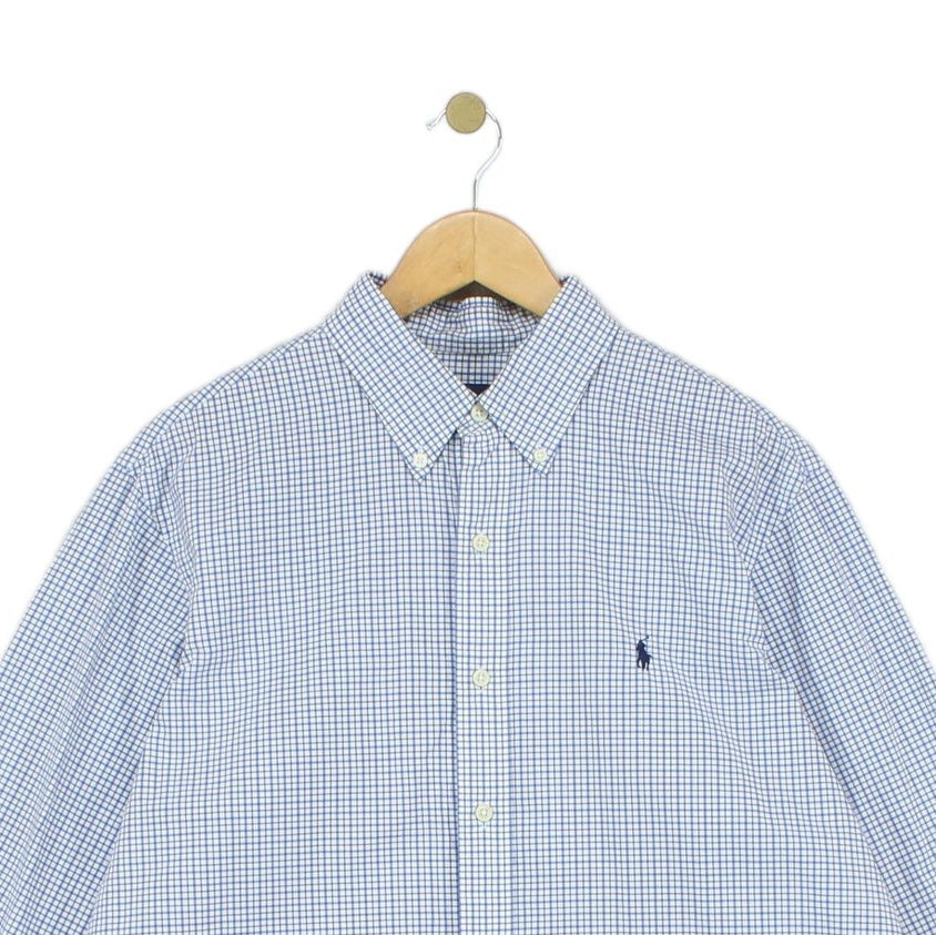 Mens Plaid Shirt Button Down Long Sleeve