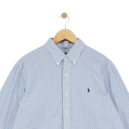 Mens Plaid Shirt Button Down Long Sleeve