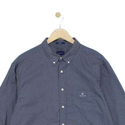 Mens Polka Dot Shirt Button Up Long Sleeve
