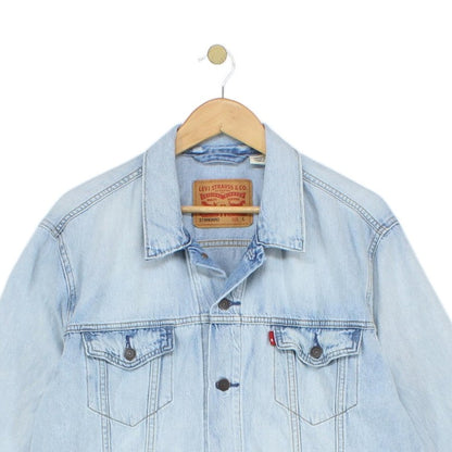 Mens Denim Jacket Classic Button Up