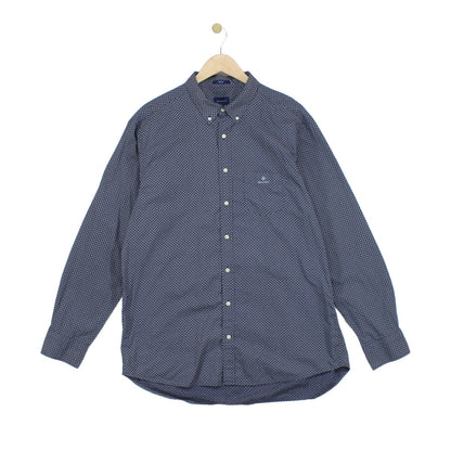 Mens Polka Dot Shirt Button Up Long Sleeve