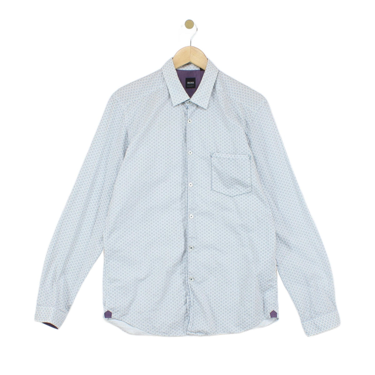 Mens Patterned Shirt Regular Fit