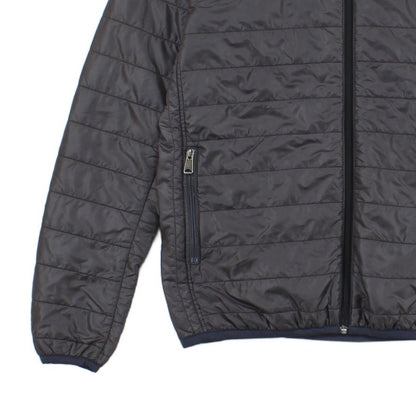 Mens Quilted Jacket Slim Fit Full Zip Lightweight