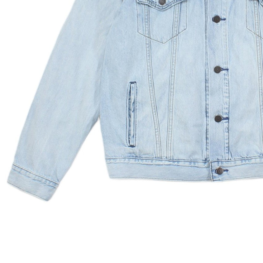 Mens Denim Jacket Classic Button Up