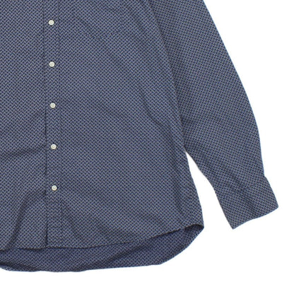 Mens Polka Dot Shirt Button Up Long Sleeve