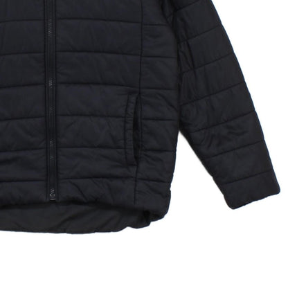 Boys Quilted Jacket Hooded Full Zip Padded Reversible