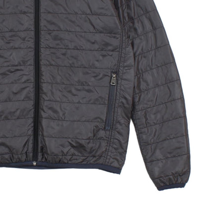 Mens Quilted Jacket Slim Fit Full Zip Lightweight