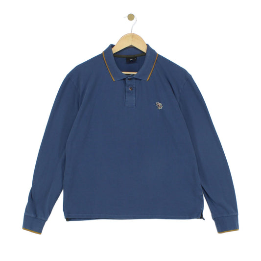 Mens Polo Shirt Long Sleeve Classic Short