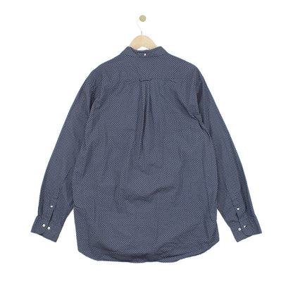 Mens Polka Dot Shirt Button Up Long Sleeve
