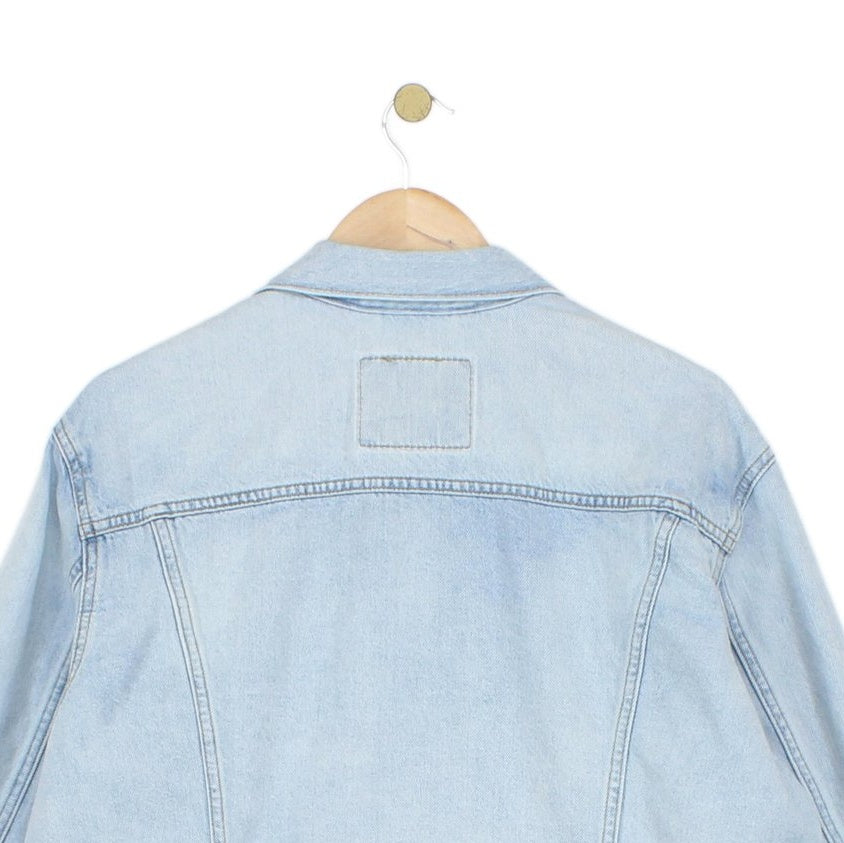 Mens Denim Jacket Classic Button Up