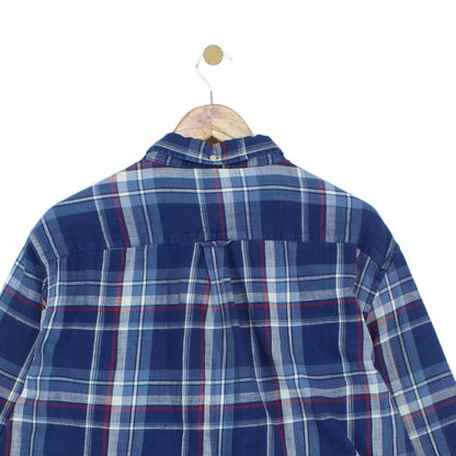 Mens Plaid Shirt Button Down Long Sleeve