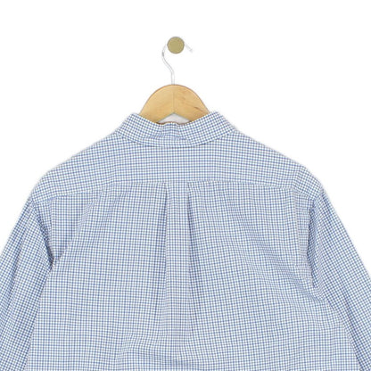 Mens Plaid Shirt Button Down Long Sleeve