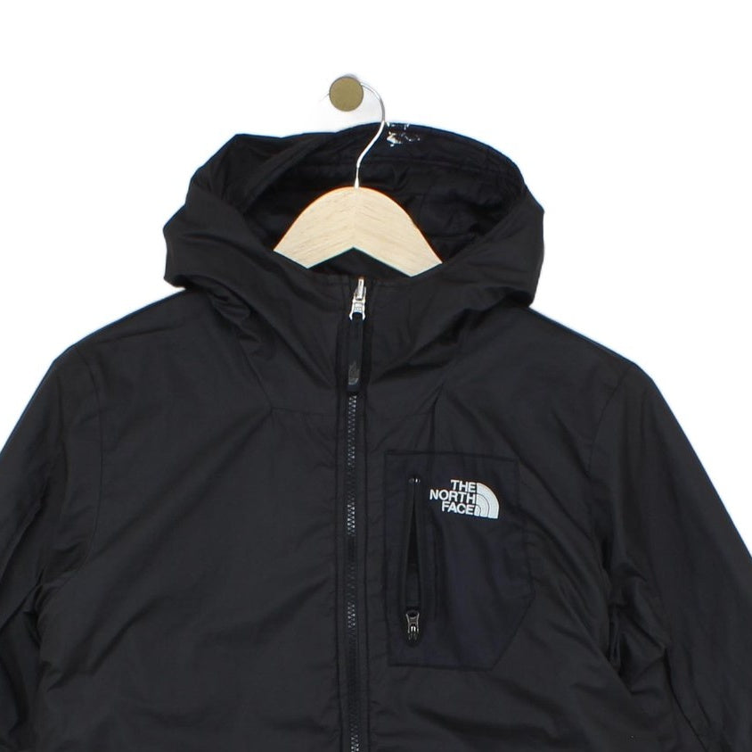 Boys Quilted Jacket Hooded Full Zip Padded Reversible