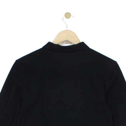 Mens Polo Shirt Long Sleeve Slim Fit