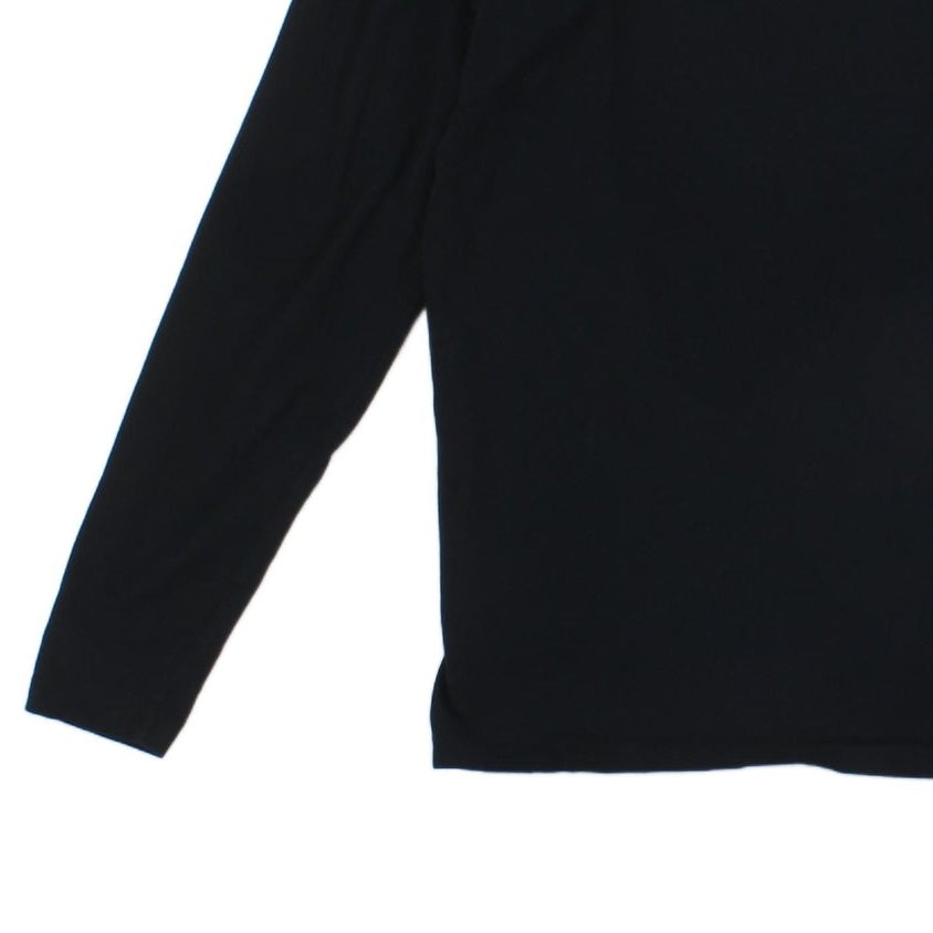 Mens Polo Shirt Long Sleeve Slim Fit