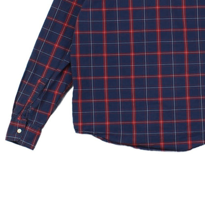 Mens Plaid Shirt Button Up Check