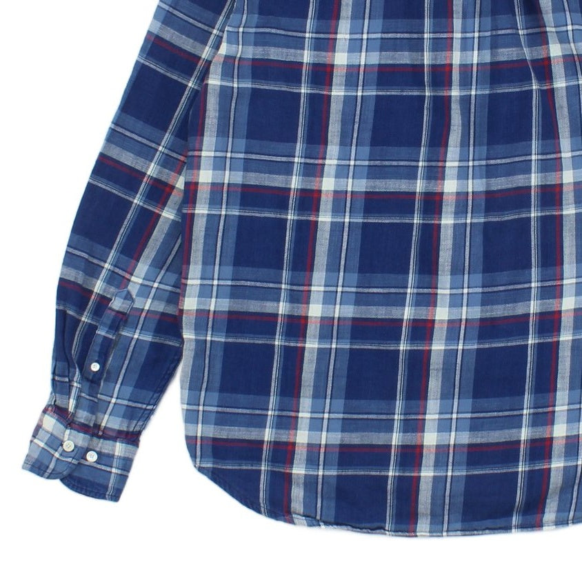 Mens Plaid Shirt Button Down Long Sleeve