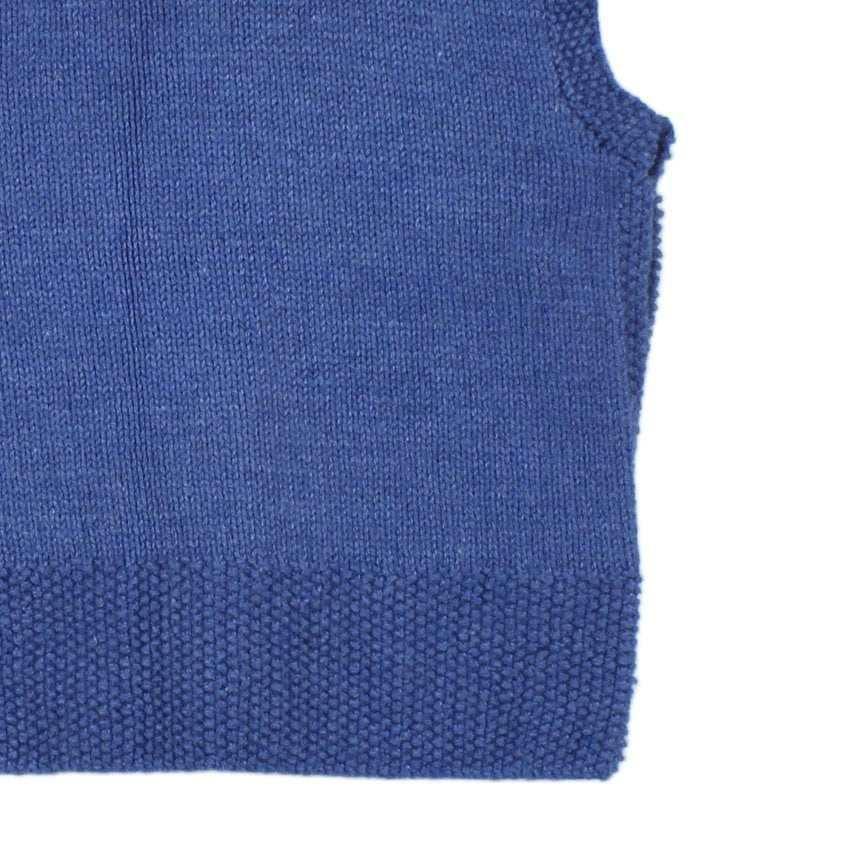 Womens V-Neck Jumper Chunky Knit Buttoned Knit